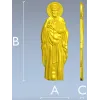 Икона Святителя Николая Чудотворца - STL 3D модель для ЧПУ