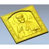 Saint Nicholas the Wonderworker - high-relief CNC STL icon