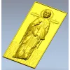 Николай Чудотворец - рельефная икона STL для ЧПУ
