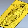 Николай Чудотворец - рельефная икона STL для ЧПУ