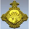 Икона Николая Чудотворца - 3D модель STL для ЧПУ