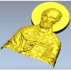 Барельеф святителя Николая Чудотворца - STL для ЧПУ