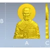 Барельеф святителя Николая Чудотворца - STL для ЧПУ