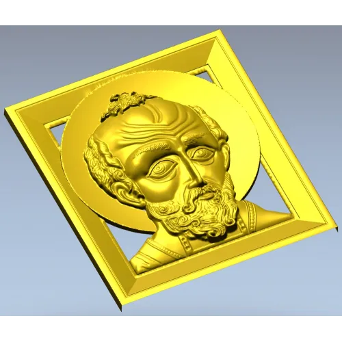 Saint Nicholas (Nikolai Chudotvorets) - high relief STL for CNC