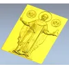 Николай Чудотворец - рельефная 3D модель в формате STL для ЧПУ