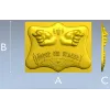Оберег в виде щита с защитными ладонями - 3D модель STL для ЧПУ