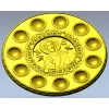 Paschal Tray 3D Model (STL) - Christ Pantocrator Medallion