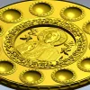 Paschal Tray 3D Model (STL) - Christ Pantocrator Medallion