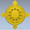 Paschal Tray 3D STL Model Christ Is Risen