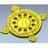 Paschal Tray 3D STL Model Christ Is Risen