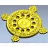 Paschal Tray 3D STL Model Christ Is Risen