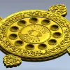 Paschal Tray 3D STL Model Christ Is Risen