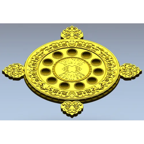 Paschal Tray 3D STL Model Christ Is Risen