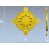 Paschal Tray 3D STL Model Christ Is Risen