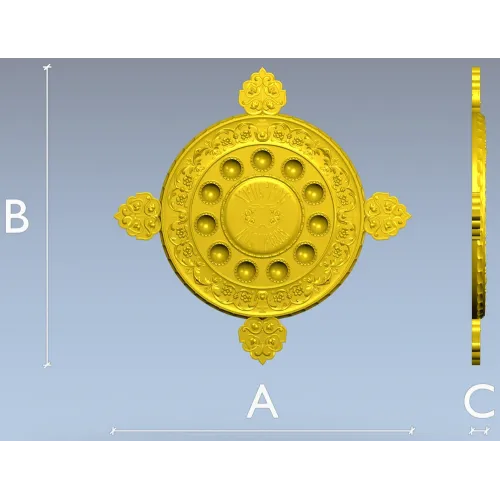 Paschal Tray 3D STL Model Christ Is Risen