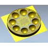 Paschal Egg Tray - CNC-ready STL 3D Model