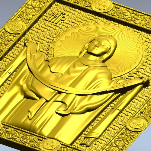 Покров Пресвятой Богородицы - 3D модель в формате STL для ЧПУ