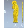 Предстоящий Святой Иоанн - 3D модель STL для ЧПУ