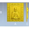 Икона Сергия Радонежского - STL рельеф для ЧПУ