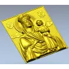 Призри на смирение - рельефная икона в формате STL для ЧПУ