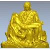 3D модель Пьета - рельеф в формате STL для ЧПУ