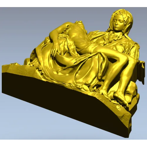 3D модель Пьета - рельеф в формате STL для ЧПУ