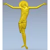 3D модель распятия в формате STL для ЧПУ - барельеф Спаса