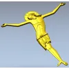 3D модель распятия в формате STL для ЧПУ - барельеф Спаса
