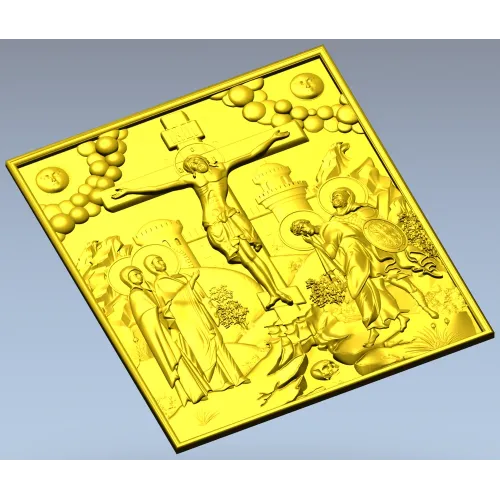 Распятие Христово - 3D модель STL для ЧПУ
