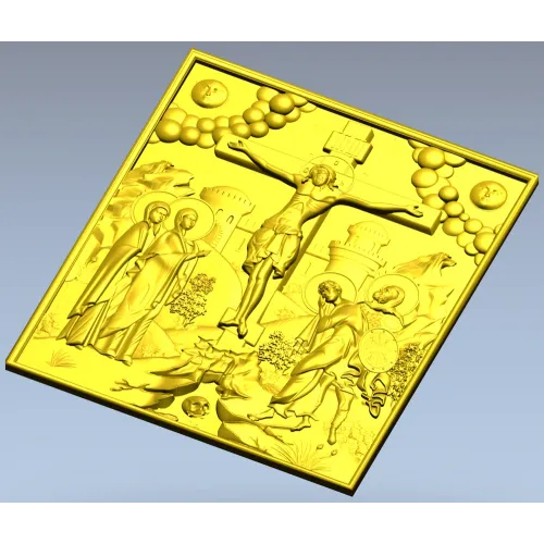 Распятие Христово - 3D модель STL для ЧПУ