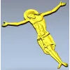 High-relief Crucifix 3D STL for CNC milling