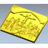 High-relief Crucifixion STL Panel for CNC