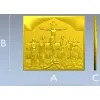 High-relief Crucifixion STL Panel for CNC