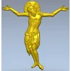 Crucified Christ high-relief STL for CNC