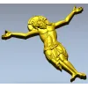 Crucified Christ high-relief STL for CNC