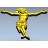 Crucified Christ high-relief STL for CNC