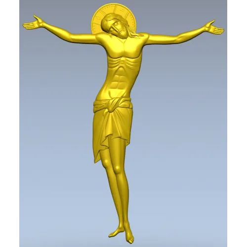 Распятие Спасителя - 3D модель в формате STL для ЧПУ