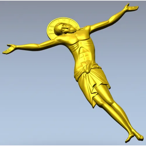Распятие Спасителя - 3D модель в формате STL для ЧПУ