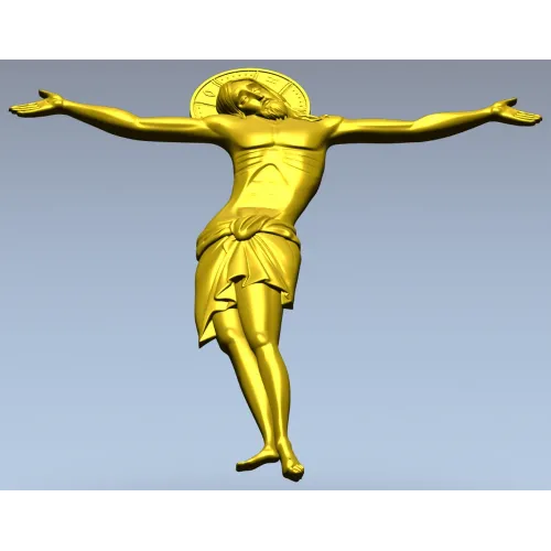 Распятие Спасителя - 3D модель в формате STL для ЧПУ