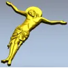Рельефное распятие в формате STL для фрезерной резьбы