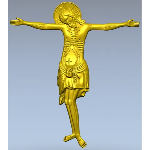 Распятие в византийском стиле - 3D модель STL для ЧПУ