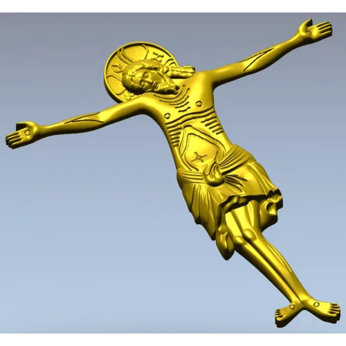 Распятие в византийском стиле - 3D модель STL для ЧПУ