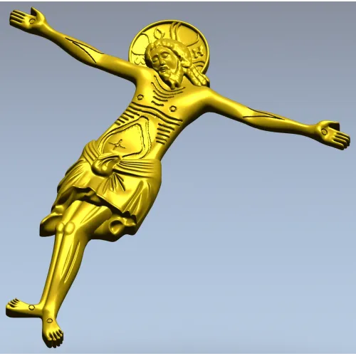 Распятие в византийском стиле - 3D модель STL для ЧПУ
