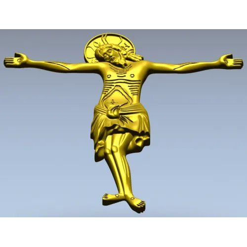 Распятие в византийском стиле - 3D модель STL для ЧПУ