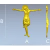 Распятие в византийском стиле - 3D модель STL для ЧПУ