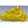 Рельеф "Нежность Рождества" - 3D модель в формате STL для ЧПУ