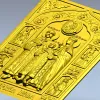 Скачать STL модель - Икона "Царская семья" (3D модель для ЧПУ)