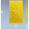 Скачать STL модель - Икона "Царская семья" (3D модель для ЧПУ)