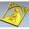 Икона Святые Пётр и Феврония - STL для ЧПУ