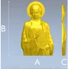 Святая Анастасия - 3D модель (STL) барельеф для ЧПУ